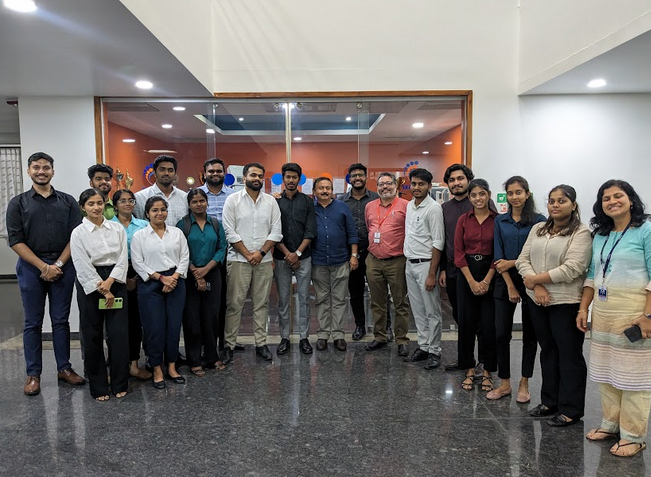 MYRA School of Business Mysore Skanray Visit photo 2